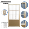 Drzwi drewniane PREMIUM - szerokość 100cm